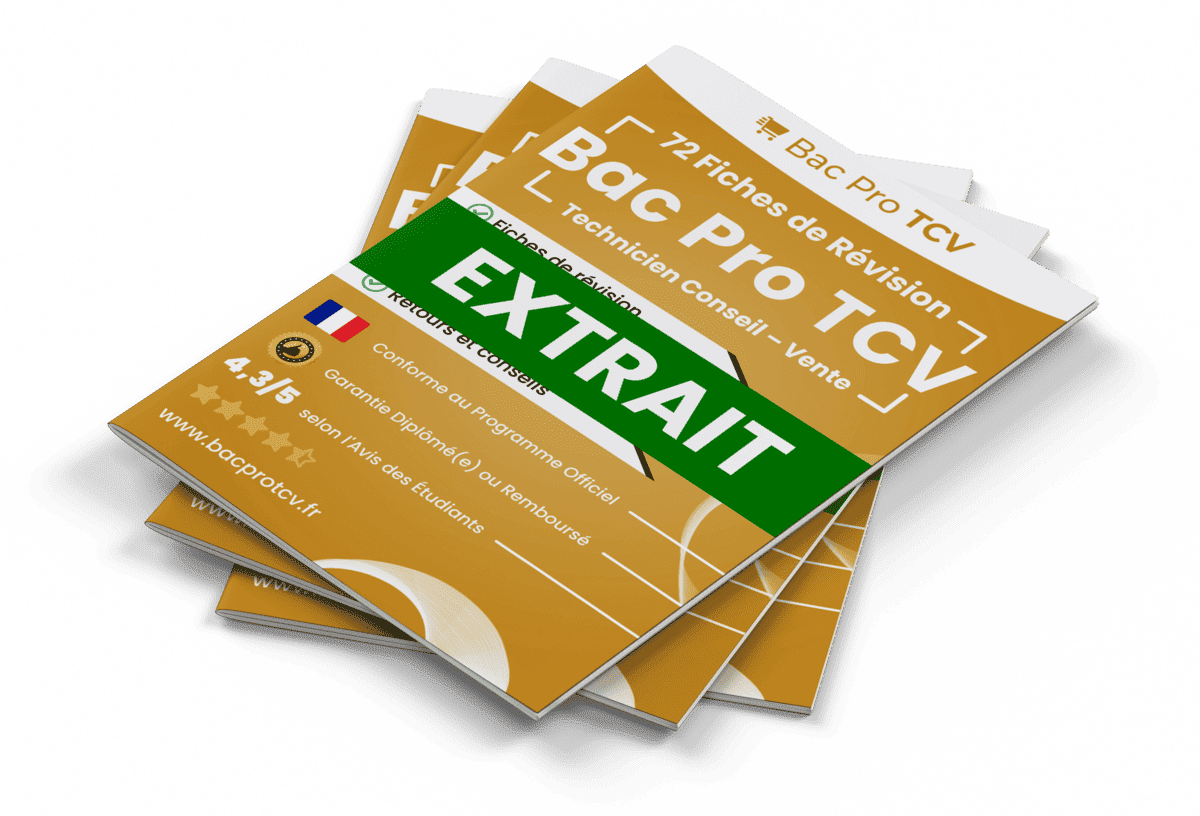 15 Fiches Révision gratuites Bac Pro TCV